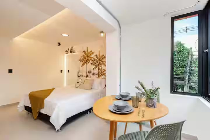 AL205 1 Bed Laureles Apartment Medellín | A&C (1/8)